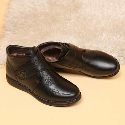 织丽妈妈软底防滑靴子短靴