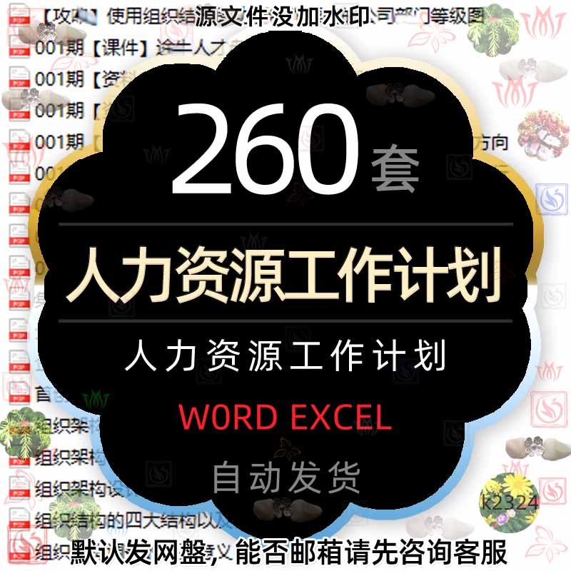 人事HR人力资源工作管理计划规划制度员工招聘培训方案excel表格2
