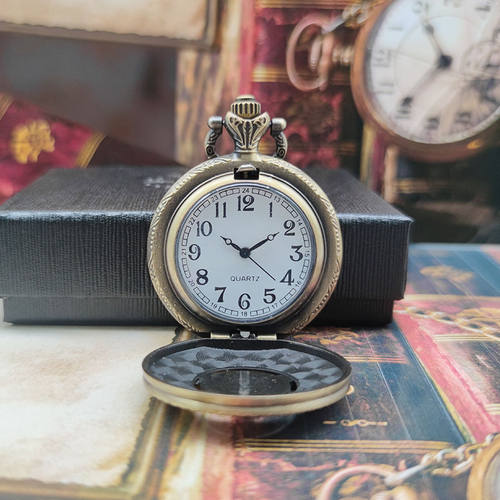 博时雅中号怀表复古翻盖怀表