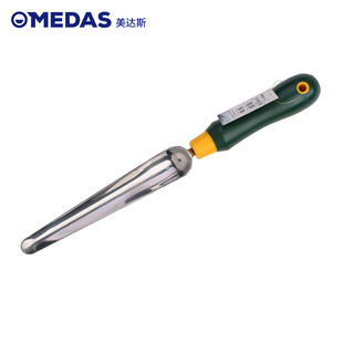 园艺农用养花工具一字起草器不锈钢铲子拔草器庭院夹缝杂草除草器