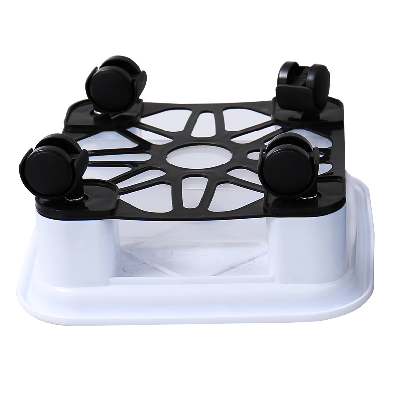 极速正方形花盆带轮托盘s带接水盒花架移动托盘万向轮底座塑料花