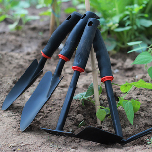 园艺用品工具加厚四件套组合种花挖土铲子种菜铲锄耙盆栽种植工具