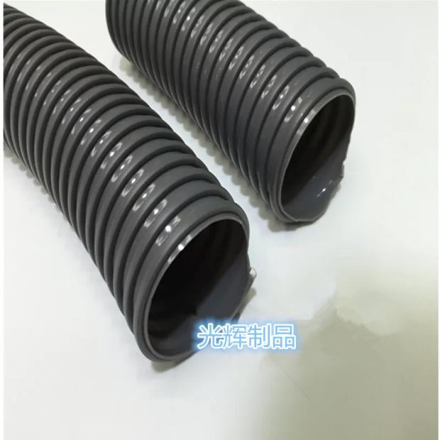 PD塑筋骨管 PVC方筋管 PD吸尘管 PVC吸尘管灰色塑筋管