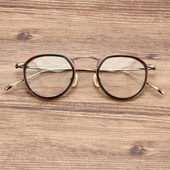 复古日本进口b钛纯钛超轻近视眼镜框架男女 金子眼镜 莉贝琳同款