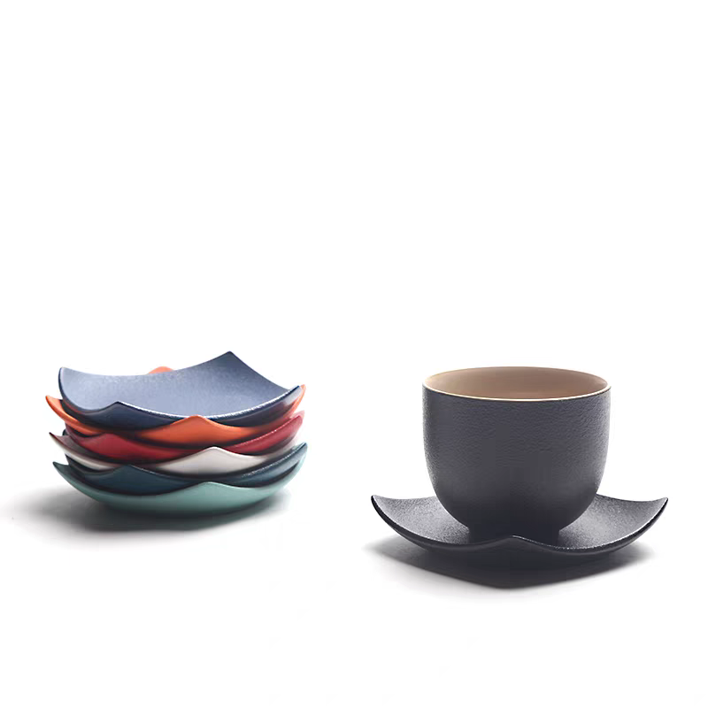 黑陶七彩陶瓷功夫茶具陶瓷杯垫防烫隔热茶杯垫小号碟子茶道零配件,餐饮具,茶道/零配,淘宝优惠券,粉丝福利购,淘宝优惠卷