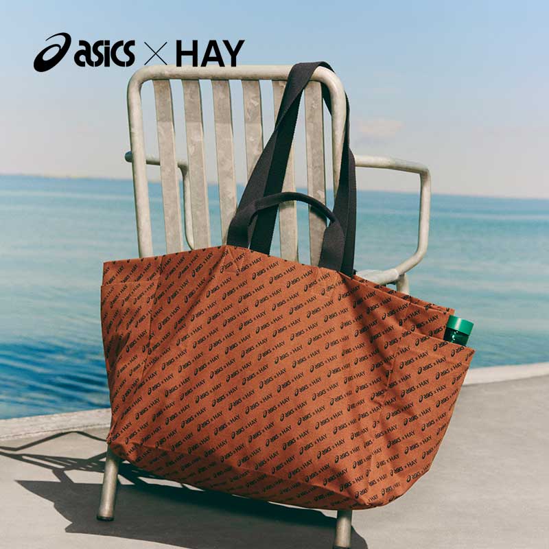 ASICS x HAY Logo Bag帆布包 联名经典购物袋手提包户外运动
