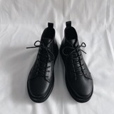 413-1/YS618/P120轻熟厚底工装皮靴男士马丁靴百搭复古高帮鞋，男鞋靴子，星座748（原星座413-1）