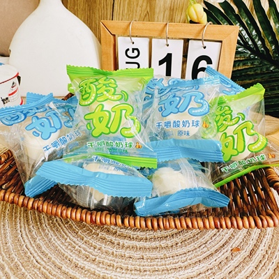 干嚼酸奶球内蒙古特产奶酪块