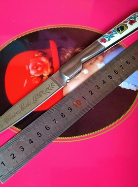 外贸正品法国户外随身折叠家用餐刀口袋刀不锈钢水果刀手工小刀