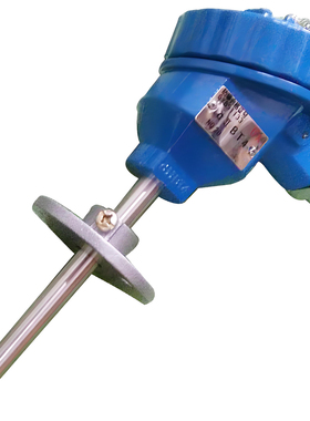 防爆热电阻WZP隔爆热电偶 WRN-340 L=16*500mm ExdⅡCT4 活动法兰