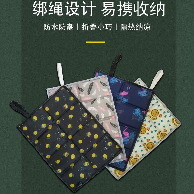 亚马逊爆款户外折叠坐垫牛津布防水加厚野餐坐垫防水防潮小屁垫