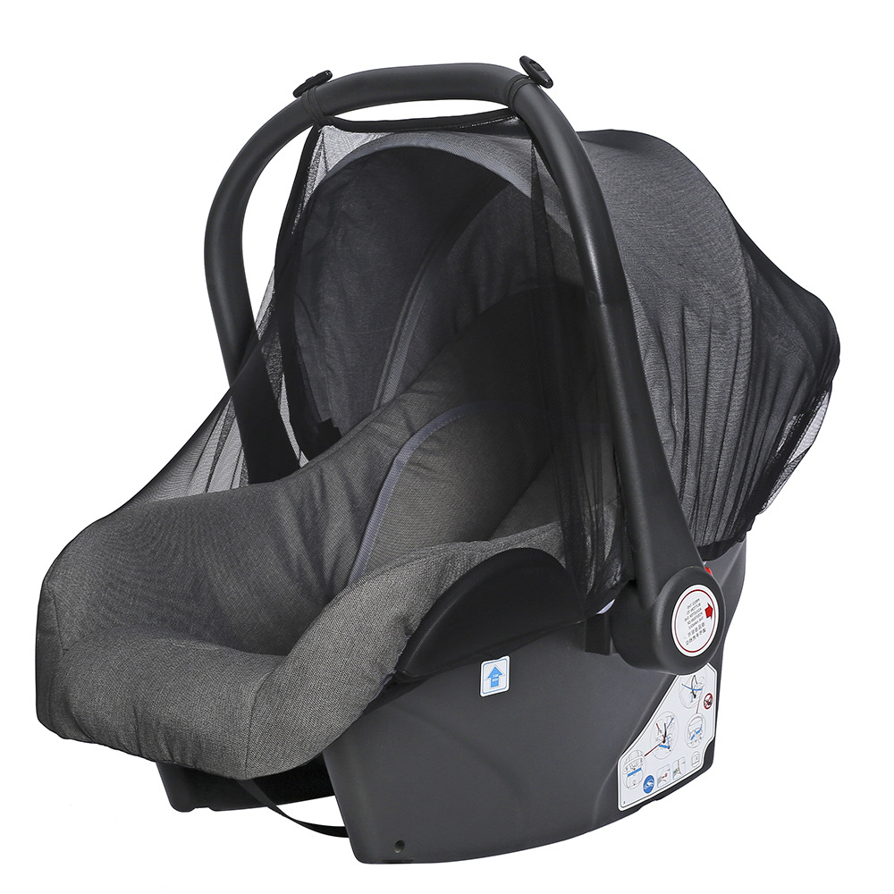 婴儿汽车座椅蚊帐安全座椅防蚊罩加密防颗粒灰尘通用型透气网纱罩