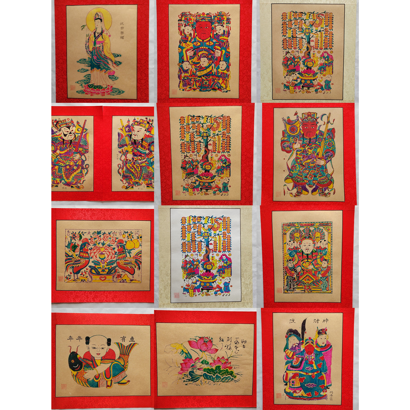 杨洛书年画锦绫装裱杨家埠年画