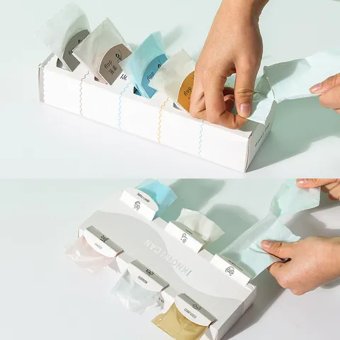 小垃圾袋桌面收纳袋星期彩色办公宠物加厚车载垃圾桶袋迷你家用袋