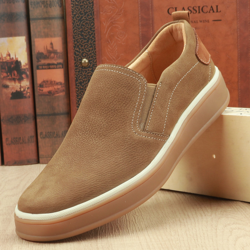 康德路2025新款真皮头层牛皮透气休闲皮鞋男低帮系带运动潮流男鞋,流行男鞋,休闲皮鞋,淘宝优惠券,粉丝福利购,淘宝优惠卷