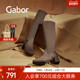 经典 Gabor德国嘉步32949靴子 时尚 粗跟侧拉链高筒女靴