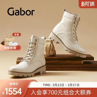 优雅休闲工装 漆皮时尚 靴 2025AW新款 Gabor德国嘉步72055靴子