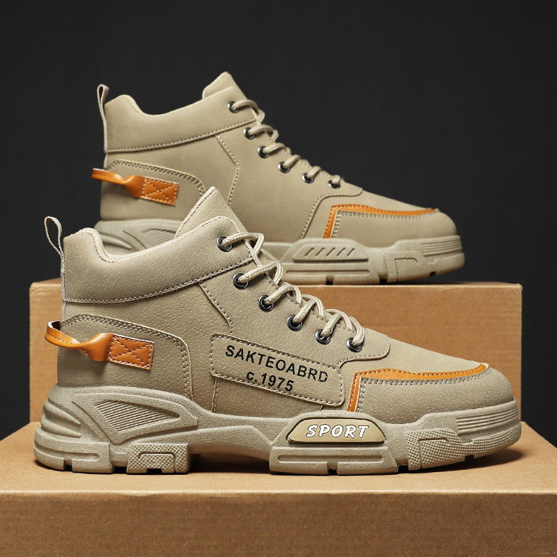 马丁靴男款2025新款冬季加绒加厚保暖雪地工装靴子男士高帮鞋男鞋