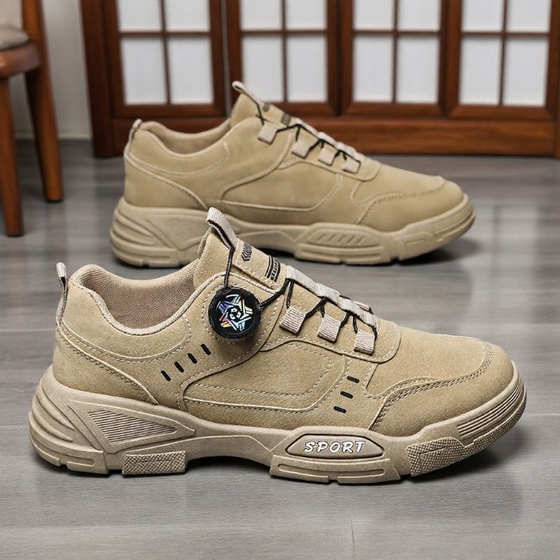 复古百搭工装鞋2025新款男士户外运动鞋防滑耐磨低帮休闲劳保潮鞋