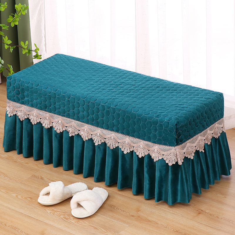 换鞋凳套罩长方形化妆凳钢琴凳套罩床尾凳套罩储物凳套长条凳套罩