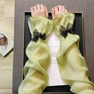 防晒袖套女骑行开车户外套袖手袖宽松遮阳薄款夏季冰袖护臂百搭