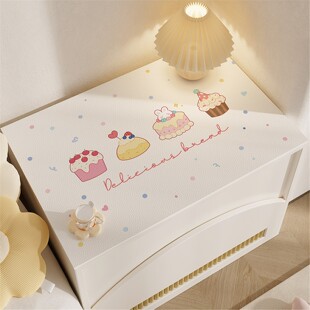 2026新款 床头柜垫子防尘盖布高级感桌布防水防油防烫桌面保护垫