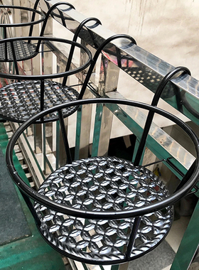 加粗阳台悬挂栏杆花架铁艺护栏挂式花盆架客厅窗台多肉吊兰绿萝架