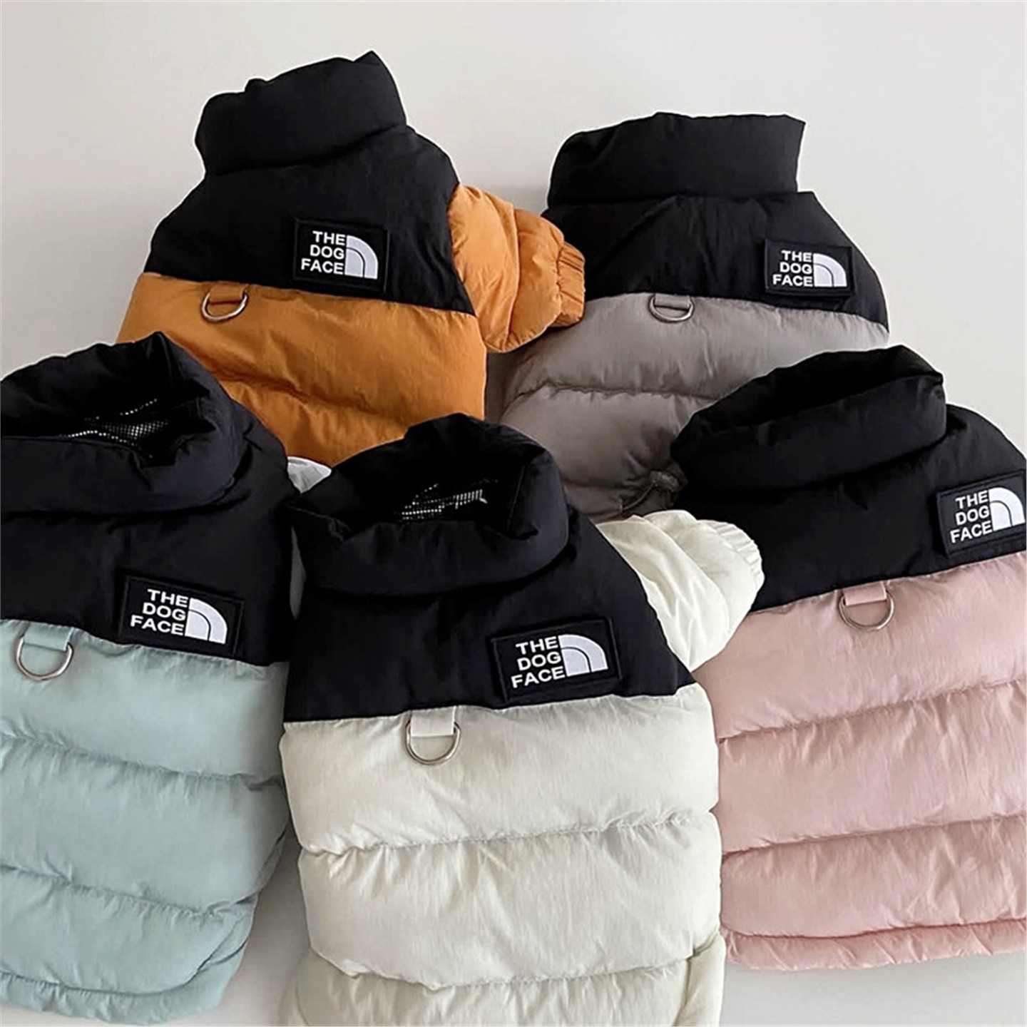 宠物棉衣可牵引狗服加厚保