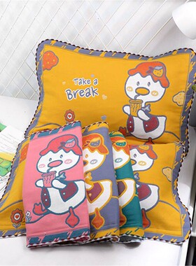 适合30x50儿童乳胶枕用的枕套纯棉纱布厚35x55中童学生婴童枕头套