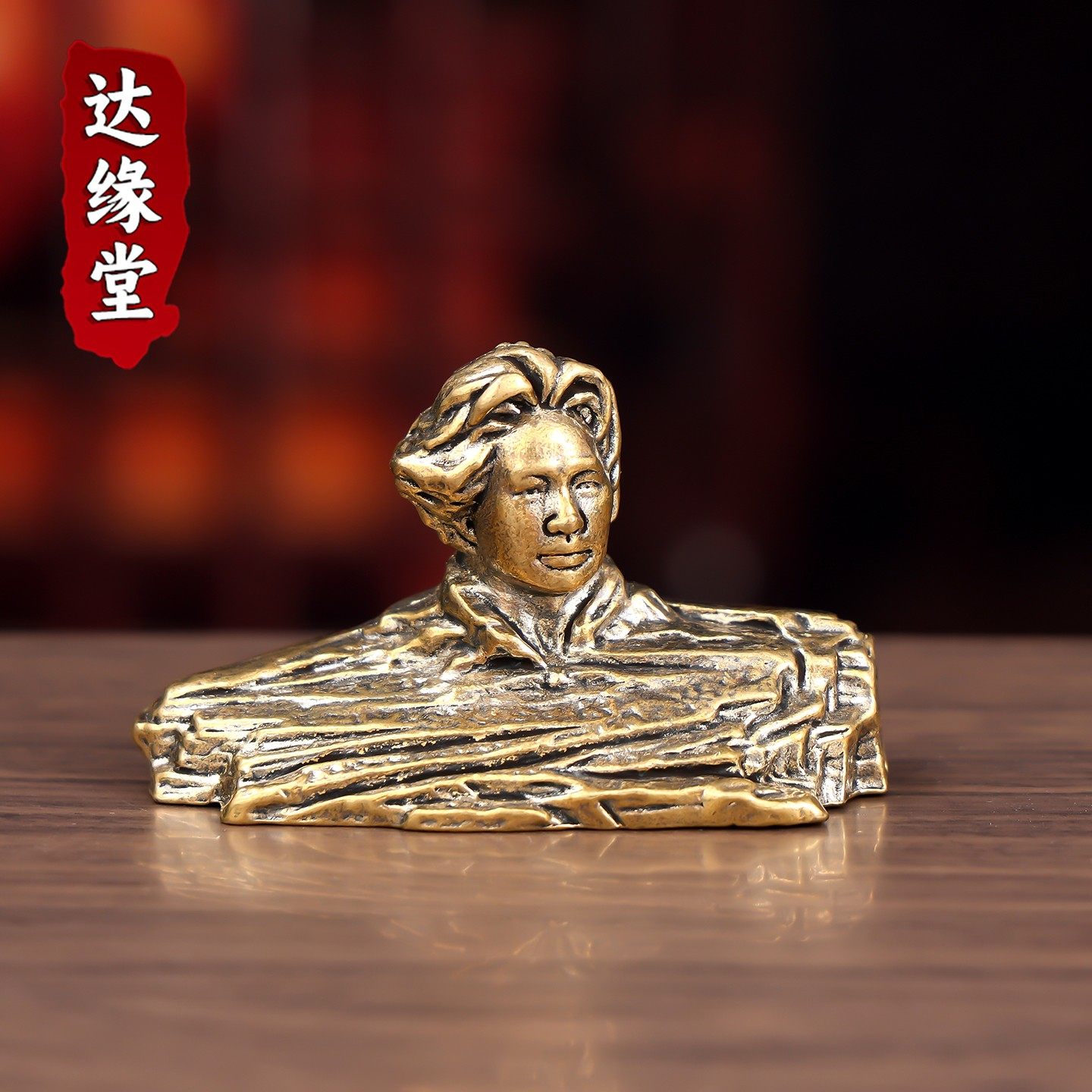 纯铜毛主席像橘子洲头青年