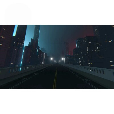 Blender城市晚上马路公路建筑高楼夜晚黑暗模型建模渲染工程3194
