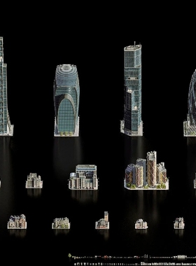 KitBash3D London欧洲伦敦城市住宅公寓办公楼建筑模型UE5 FBX