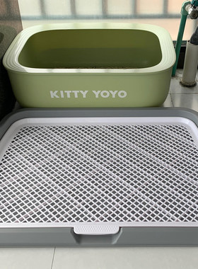 猫砂垫防带出超大号双层控砂垫猫厕所防外溅漏砂板宠物用品控砂台