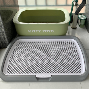 猫砂垫防带出超大号双层控砂垫猫厕所防外溅漏砂板宠物用品控砂台