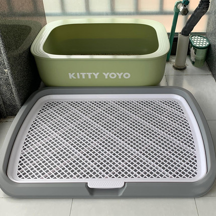 猫砂垫防带出超大号双层控砂垫猫厕所防外溅漏砂板宠物用品控砂台