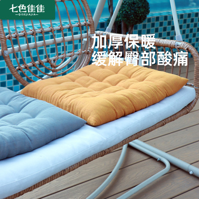 椅子坐垫2025新款棉花填充物屁股垫久坐神器加厚垫子冬天柔软透气