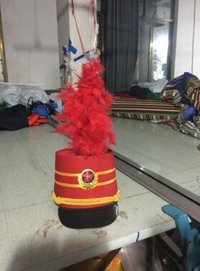 中小学生仪仗服军乐队升旗礼帽