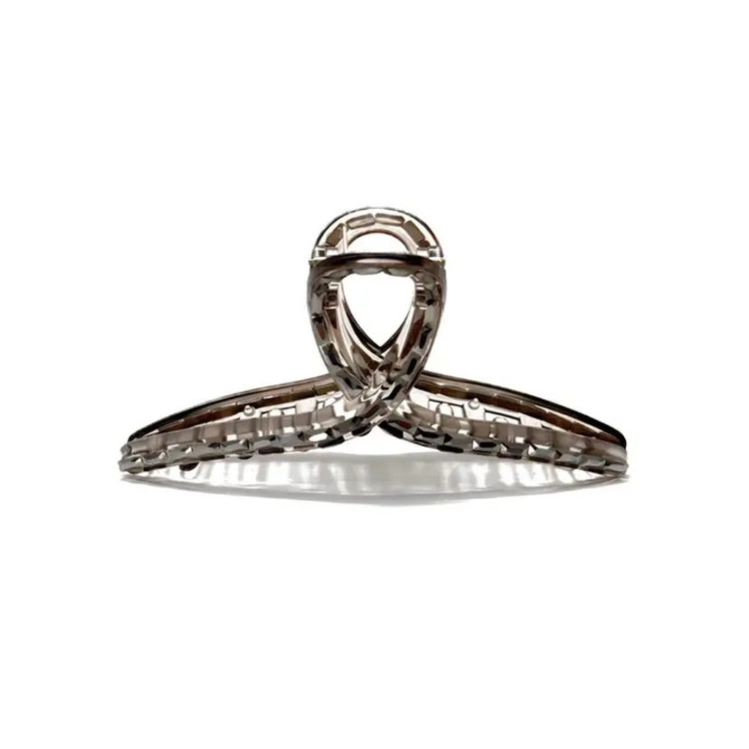 韩国新款pc料长条闪钻抓夹优雅大号发量鲨鱼夹大抓夹大发抓马尾