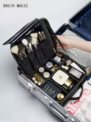 Cosmetic bag female portable professional large capacity ins wind 2021 new super fire travel portable storage box product waterproof