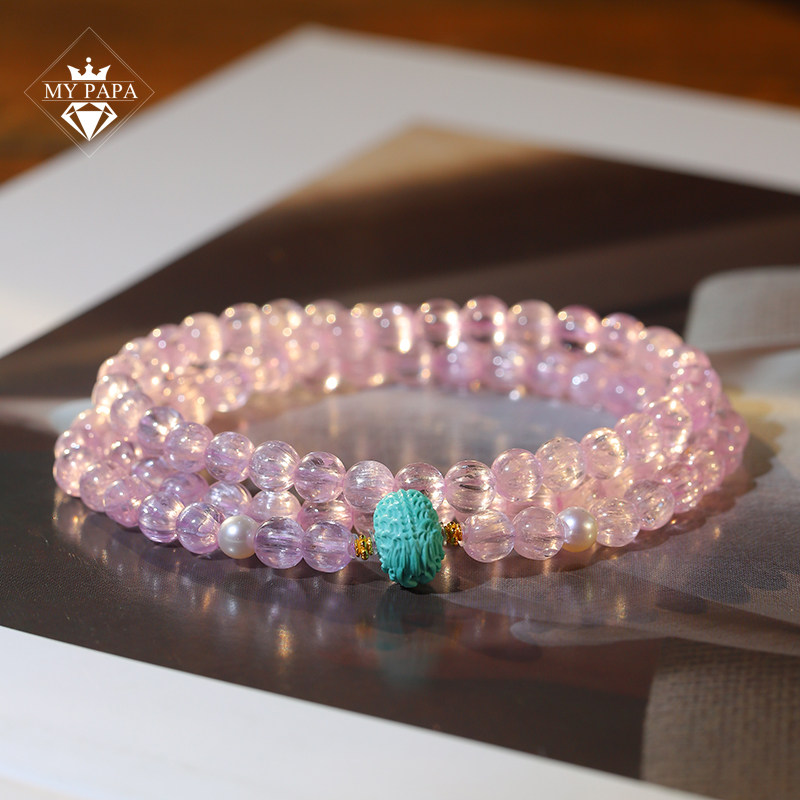 MYPAPA水晶彩宝毕业级玻璃体猫眼紫锂辉多圈混搭手链女手串,饰品/流行首饰/时尚饰品新,手饰/手串,淘宝优惠券,粉丝福利购,淘宝优惠卷