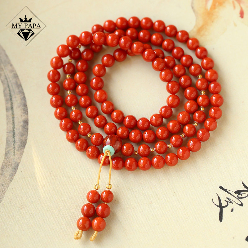 MYPAPA水晶彩宝毕业级满色满肉瓦西南红玛瑙多圈混搭手链男女手链,饰品/流行首饰/时尚饰品新,手饰/手串,淘宝优惠券,粉丝福利购,淘宝优惠卷