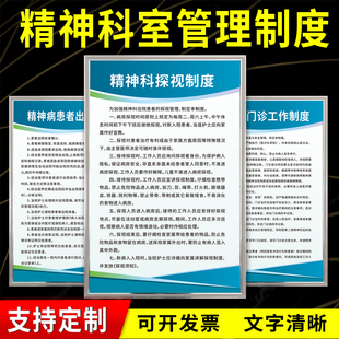 医院精神科病管理制度牌出入院制度噎食患者出走跌倒坠床岗位职责