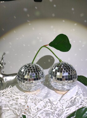 婚庆舞台 跨境新品 Cherry Disco Balls镜面樱桃迪斯科球玻璃球