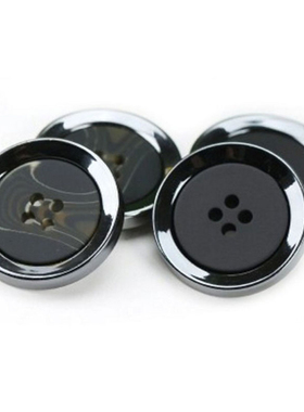 百搭羊绒大衣扣风衣上衣纽扣女西装西裤高端精致黑色纽扣扣子