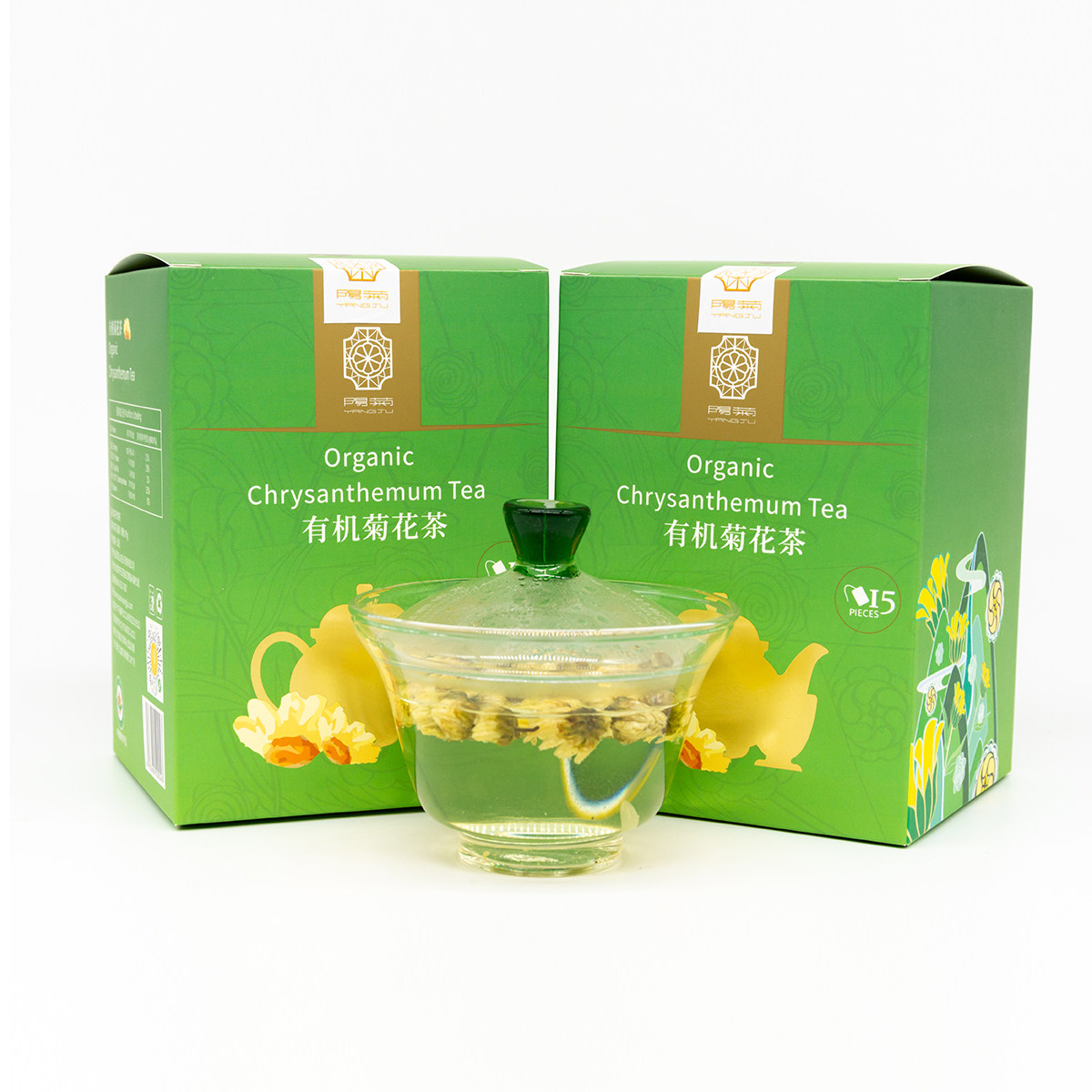 三峡阳菊 有机菊花茶 高山有机（胎菊）