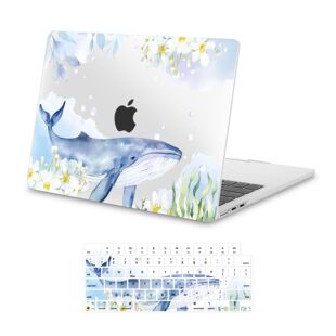 mosiso适用苹果电脑鲸鱼保护壳macbookairm5硬壳苹果neo电脑保护套pro