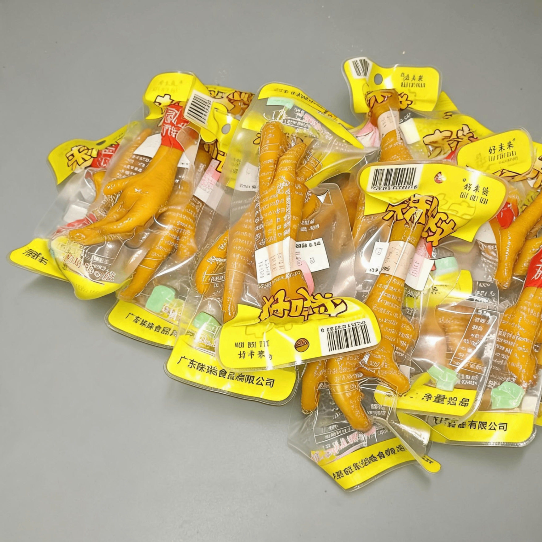 山姆冠必买【送蛋】老鸡爪肉爪35g大号鸡脚鸡掌单只盐焗鸡爪子即