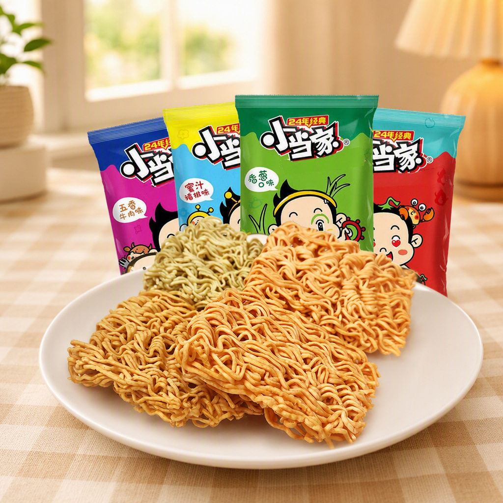 山姆冠必买小当家油炸方便面袋装混合口味干脆面夜宵充饥怀旧小吃