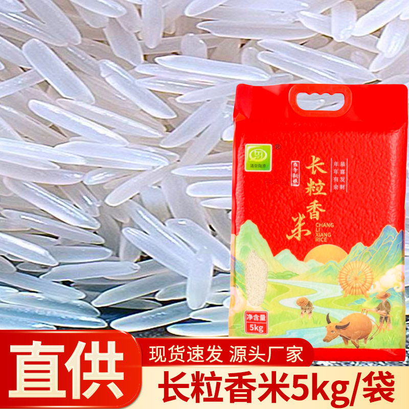 山姆冠必买现货 团购家用长粒香米大米做饭煮粥当季新米5kg袋装厂