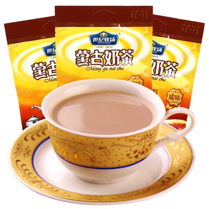 山姆必买内蒙古奶茶 世纪牧场咸味奶茶粉甜味奶茶粉 冲饮特产400